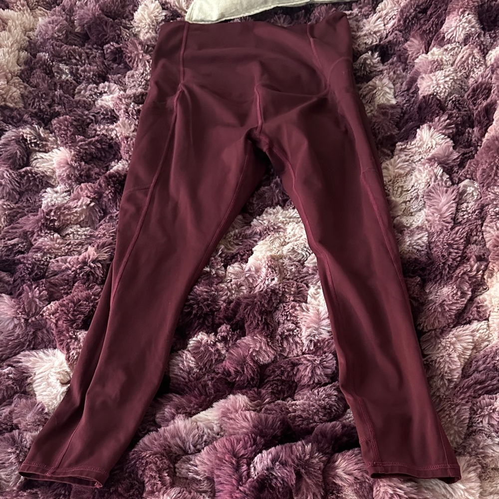 Maternity Maroon Leggings from Fabletics